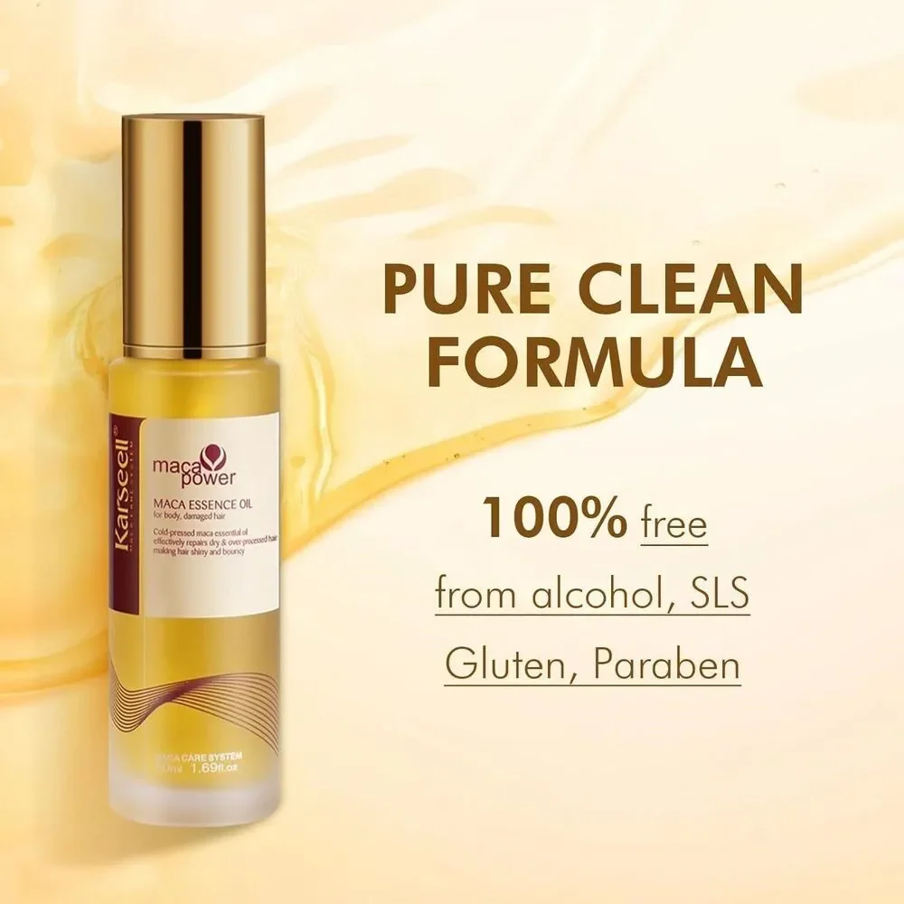 Karseell Moroccan Argan Oil for Hair Healing Cold‎ Pressed Weightless Serum 50ml